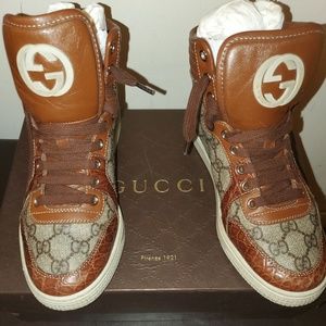Authentic Gucci high top sneakers